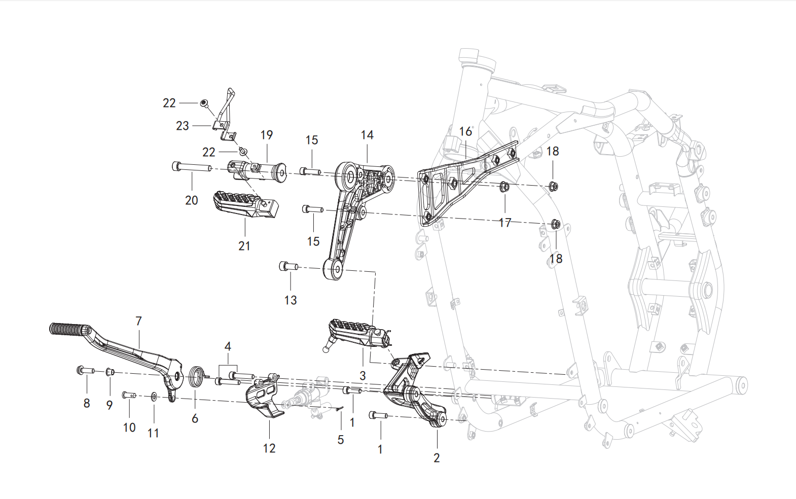 F14 Ⅱ PEDALING ASSY.