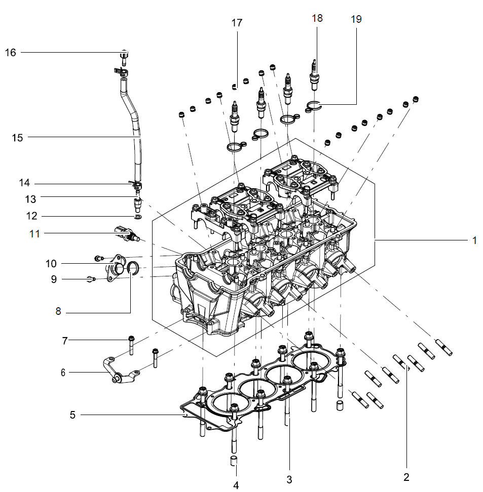 E02 CLYINDER COVER ASSY