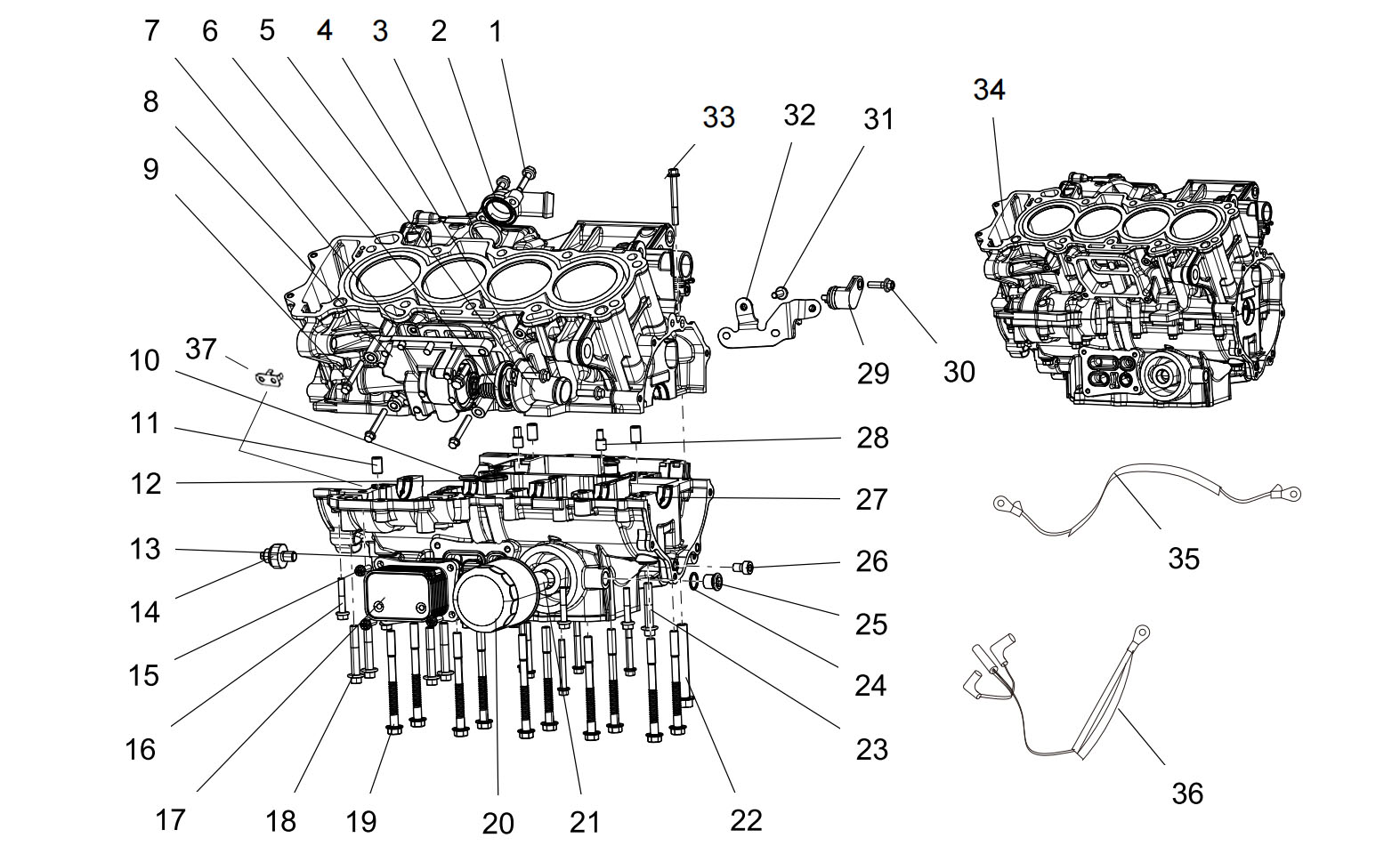 E06 CRANKCASE ASSY