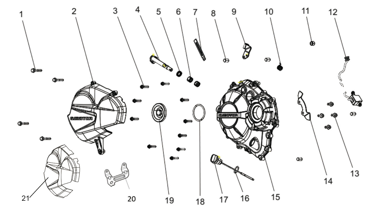 E11 RIGHT COVER ASSY