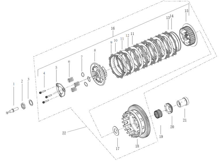 E13 CLUTCH SYSTEM