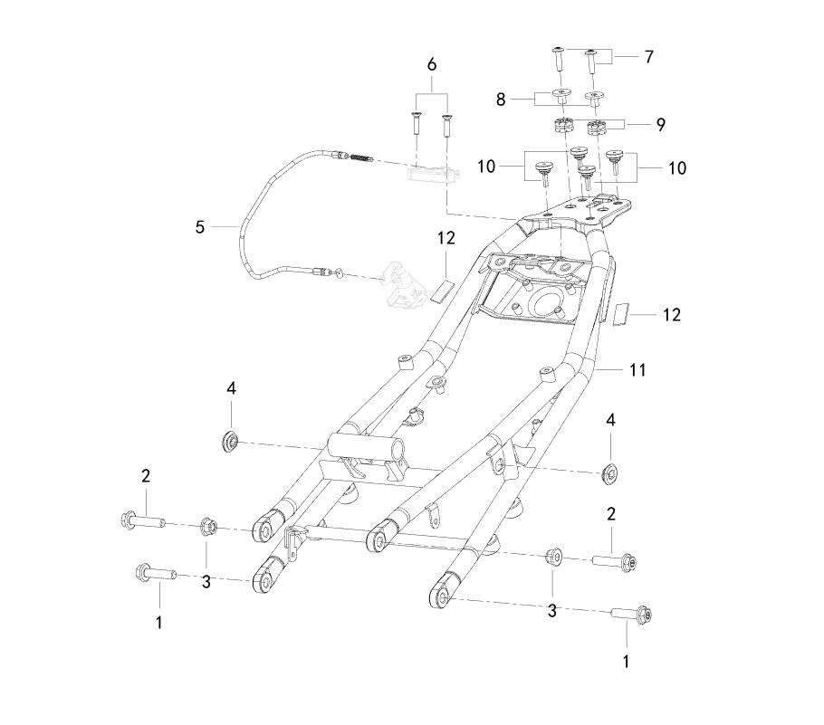 F12 Ⅱ FRONT FRAME ASSY.