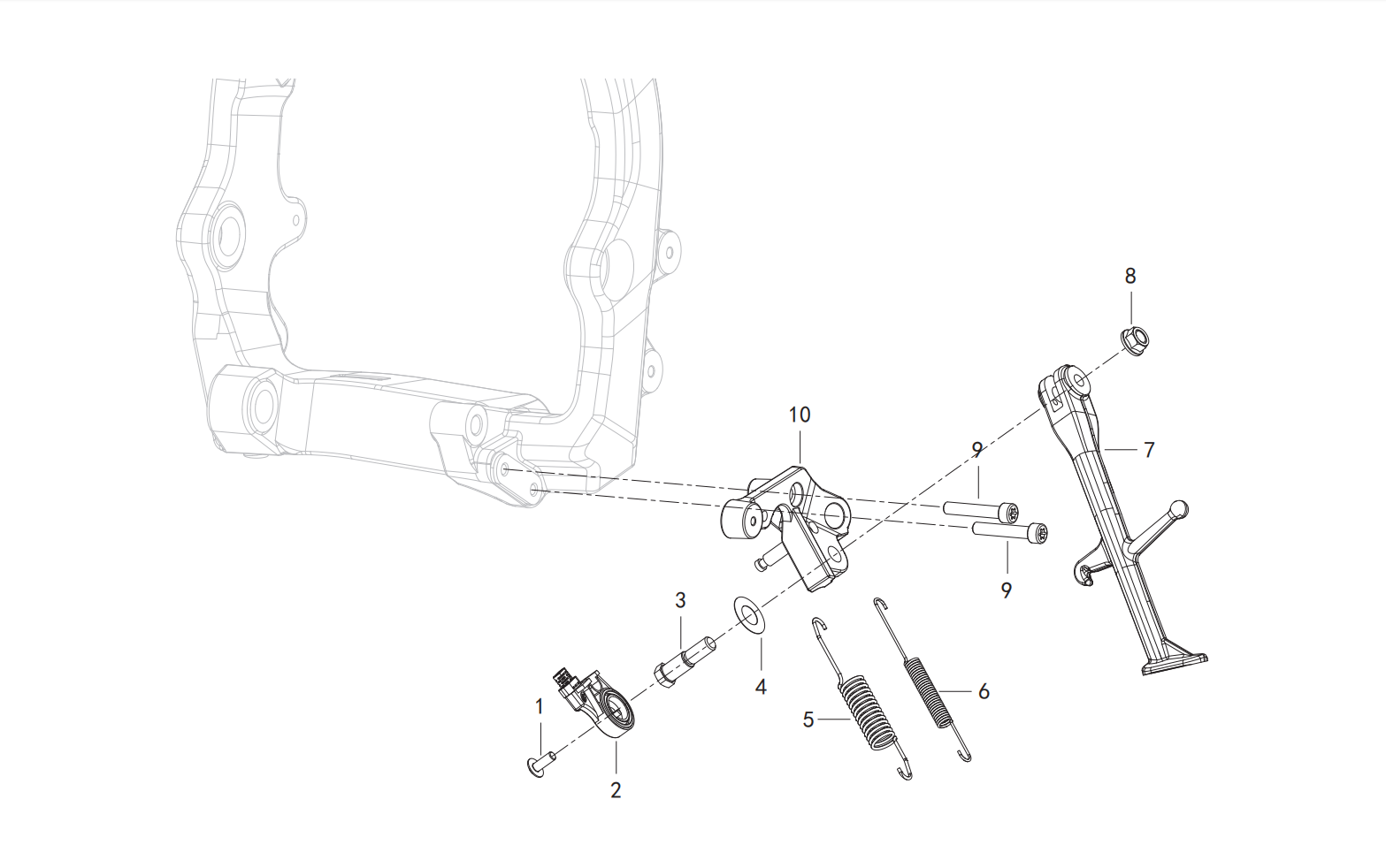 F13 SIDE STAND ASSY.