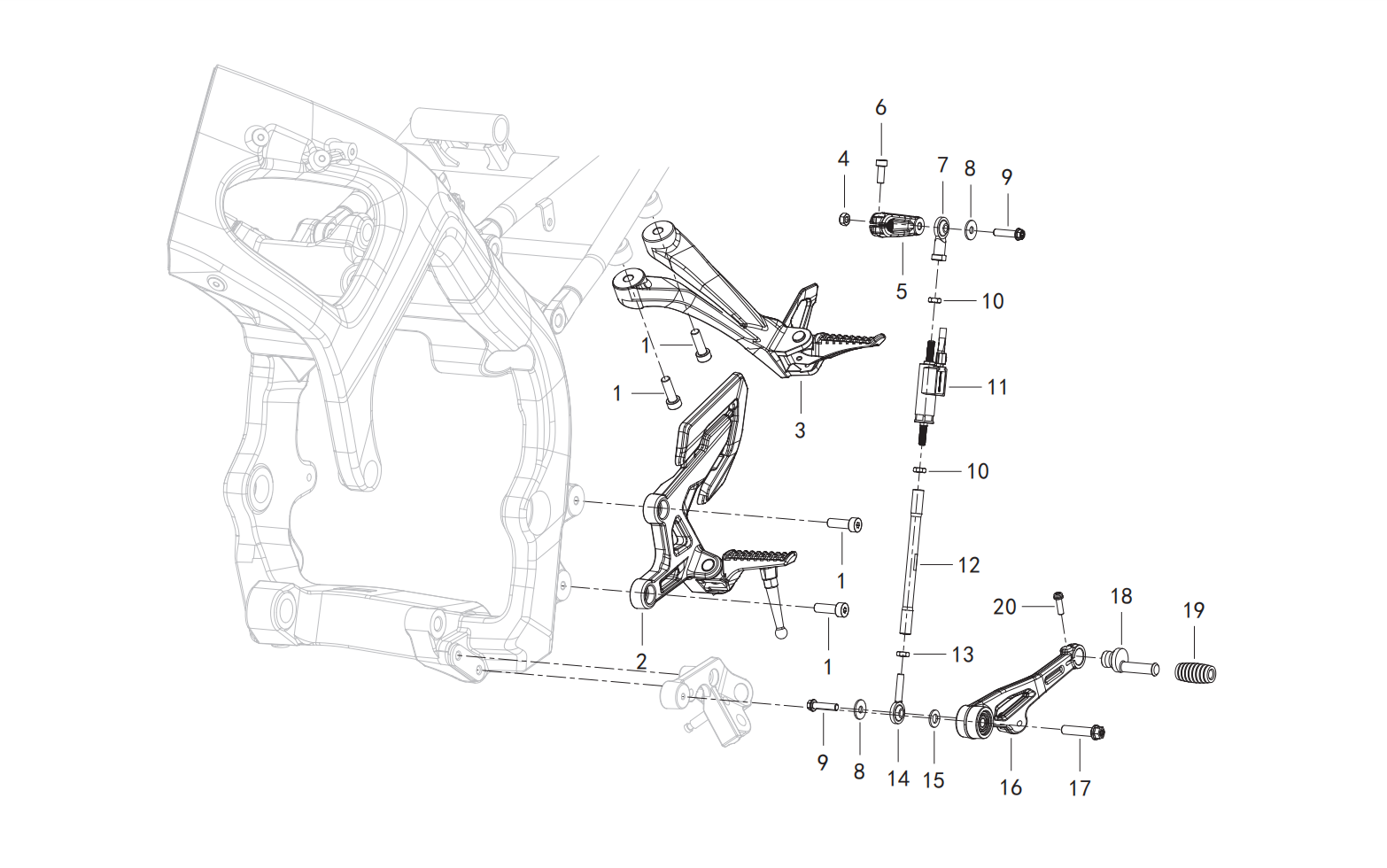 F14 Ⅰ PEDALING ASSY.
