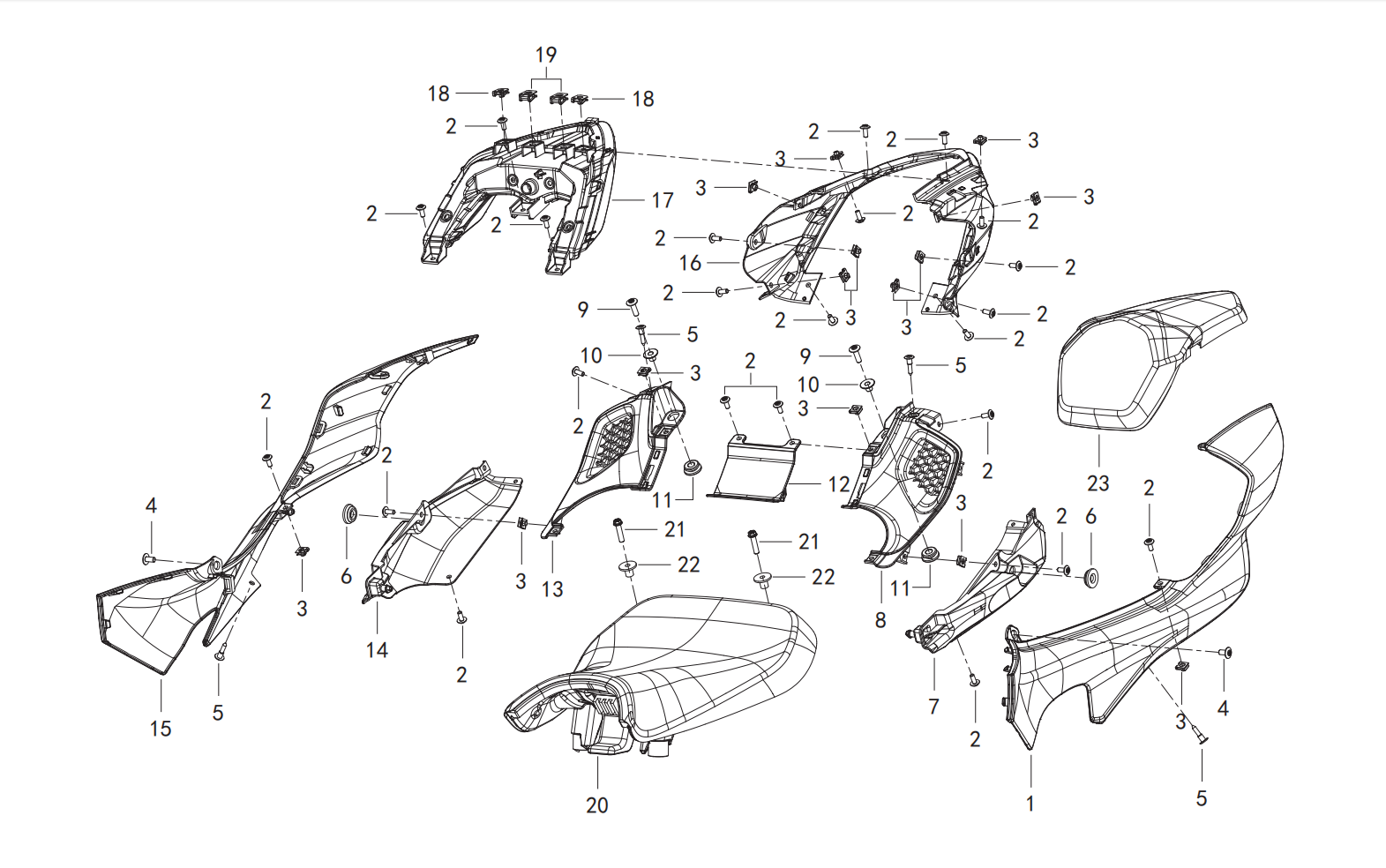 F19 SIDE COVER ASSY.