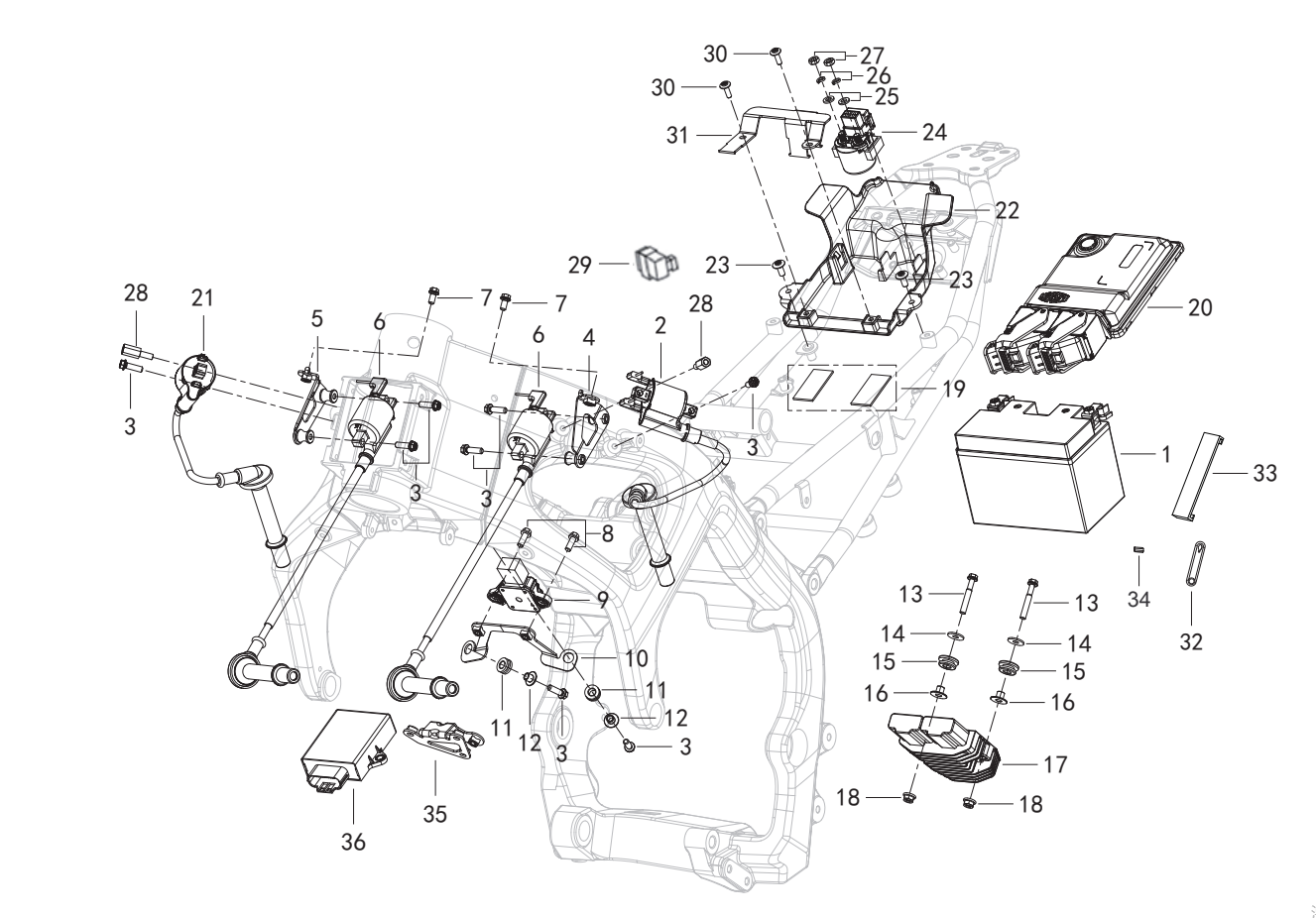 F22 I ELECTRICAL EQUIPMENT ASSY.