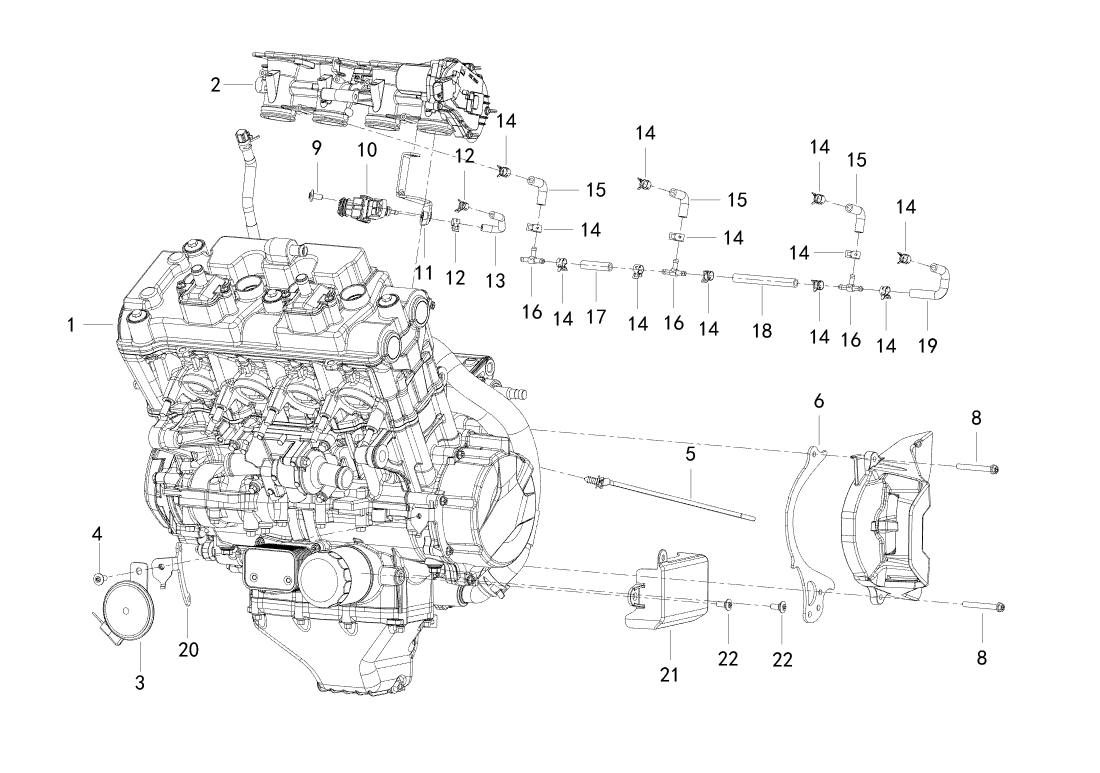 F24 ENGINE ATTACHMENT ASSY.