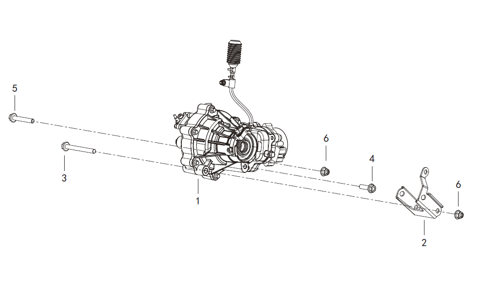 F06 FRONT AXLE ASSEMBLY.
