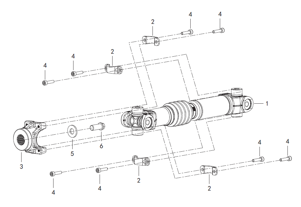 F11 REARDRIVE SHAFT ASSEMBLY.