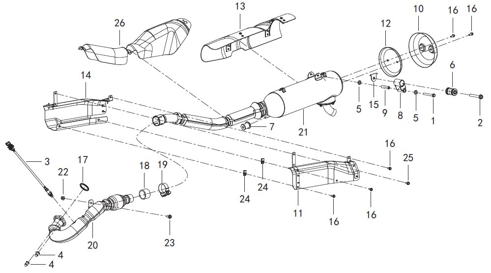 F18 Ⅰ EXHAUST SYSTEM.
