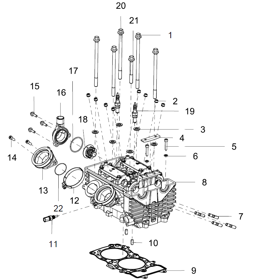 E02 CYLINDER HEAD